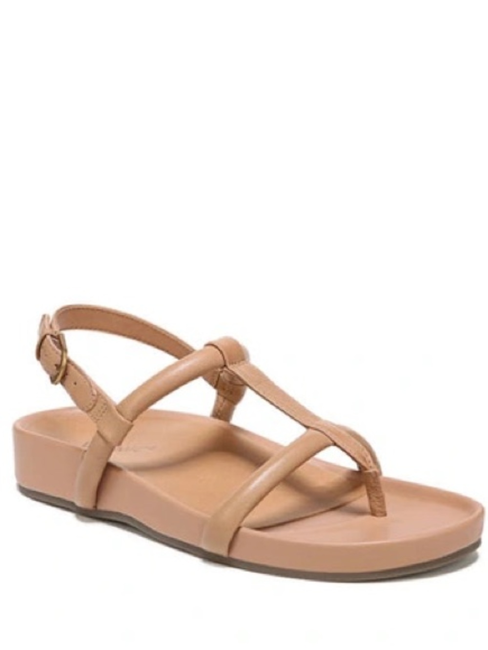 Vionic Adley Toe Post Sandal Leather Sz 7 NWOB